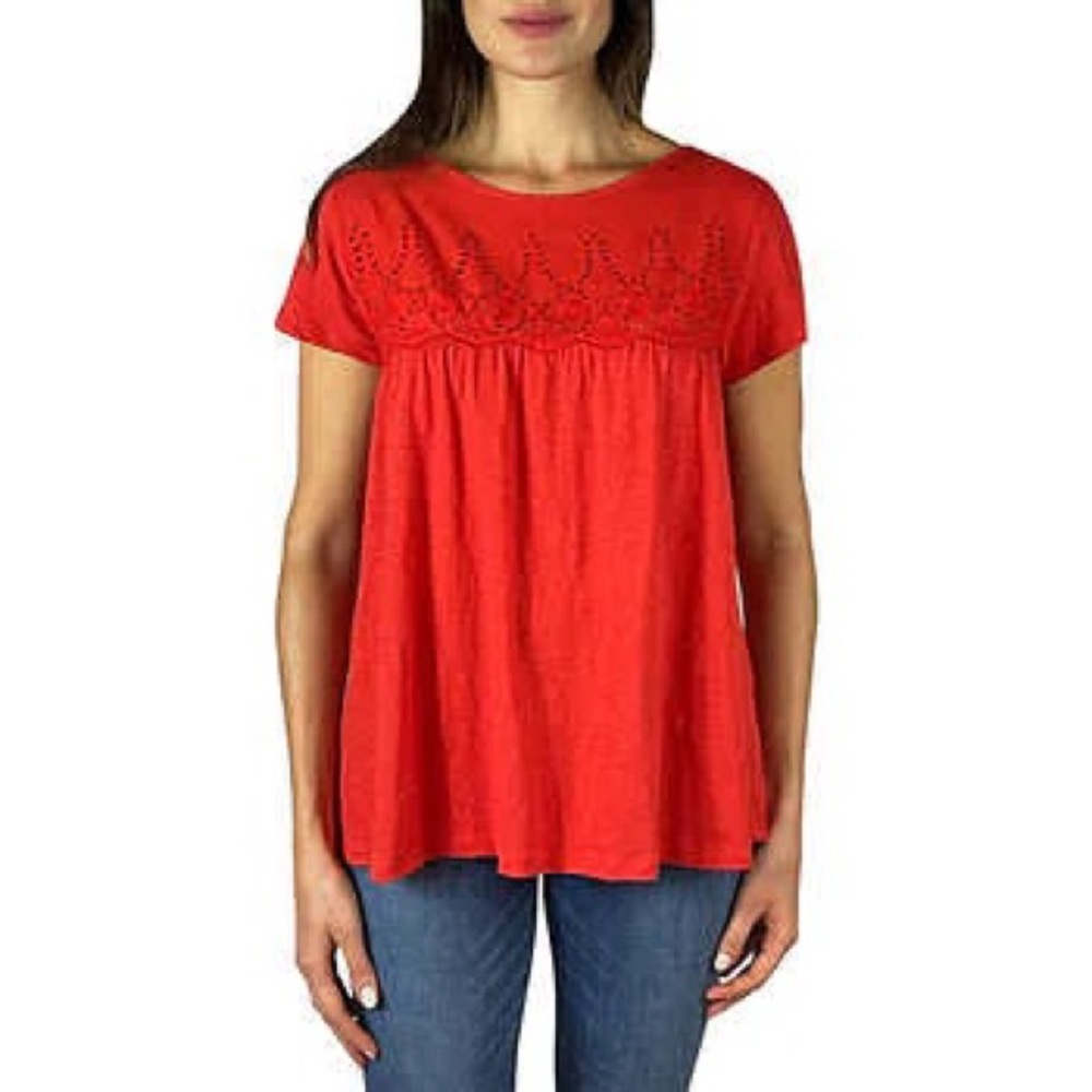 Jach's Eyelet Slub Top